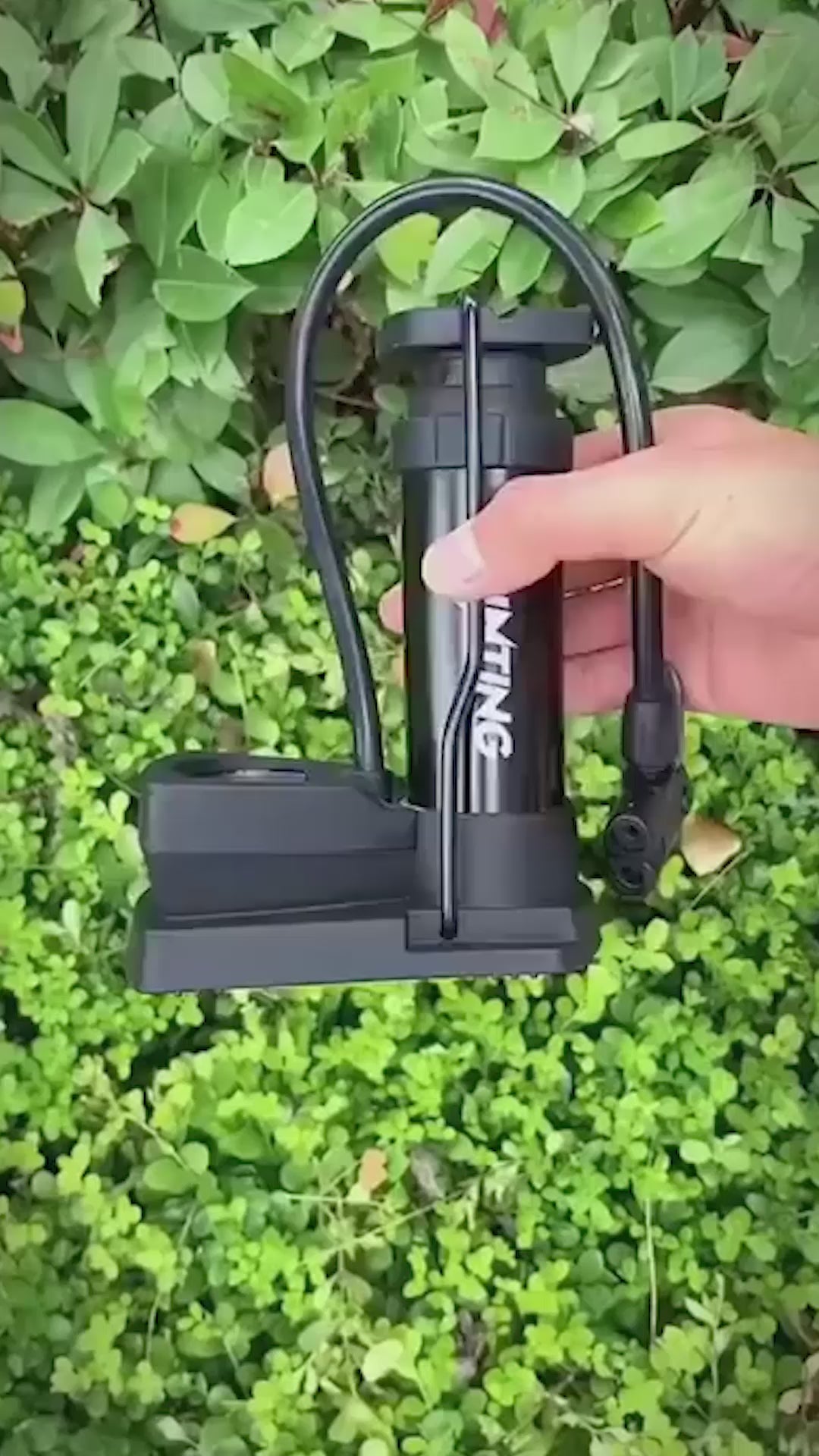 Air Pump- Portable Foot Activated with Pressure Gauge Air Pump